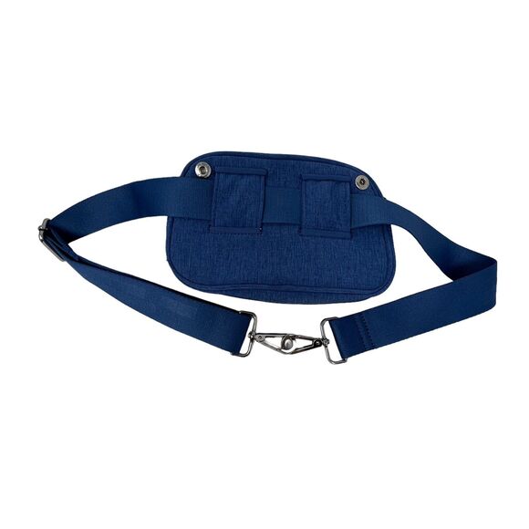 New Go Dash Dot Blue Quilted Crossbody Convertible Waist Bag‎ - Picture 3 of 5